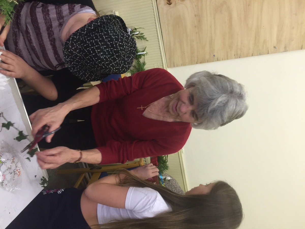 Sheila who works hard organising Messy Churches